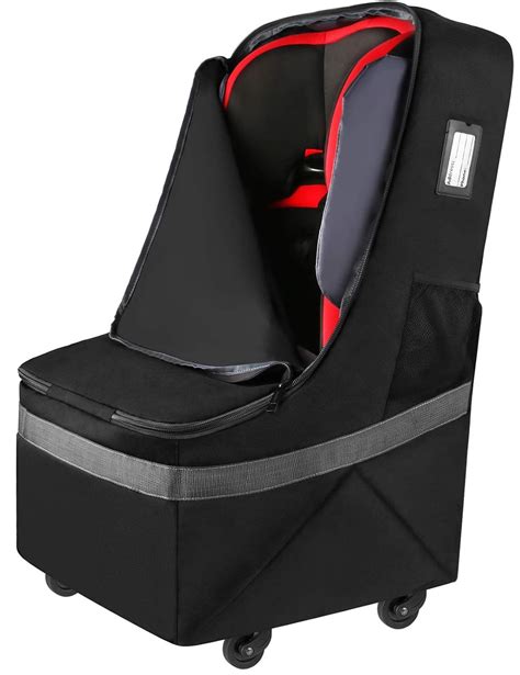 padded car seat travel bag.